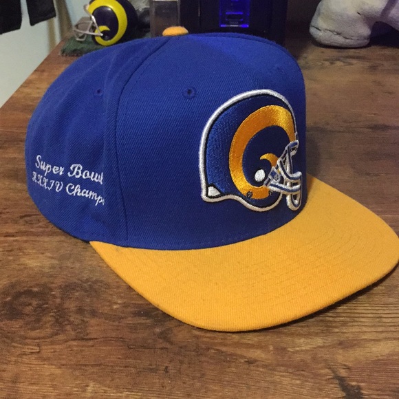 mitchell and ness rams hat